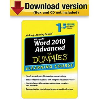 Word 2010 For Dummies Advanced   6 Month Access for Windows (1 User) 