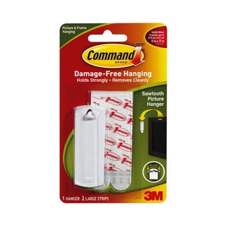 3m Large Command Strips Sawtooth Picture Hanger
