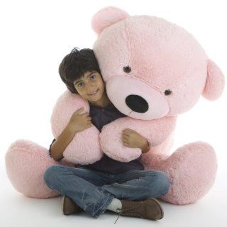 Lady Cuddles   65"   Extra Cuddly & Soft, Light Rose, Giant Plush Teddy Bear Toys & Games