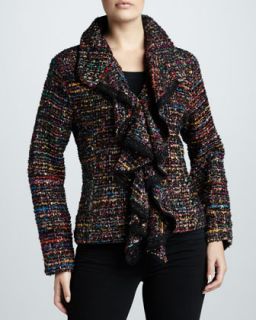 Womens Ruffled Tweed Harmony Jacket   Berek   Multi (MEDIUM (8/10))