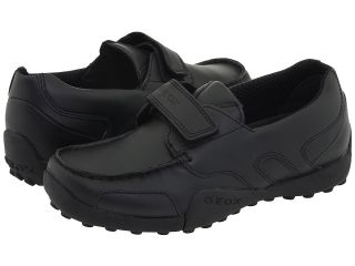 Geox Kids Jr. Snake Moc Boys Shoes (Black)