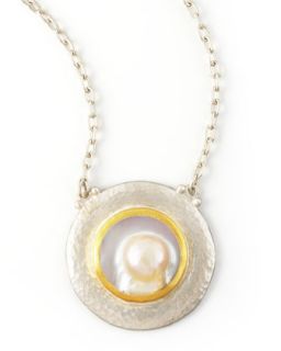 Island Pearl Pendant Necklace   Gurhan   Pearl