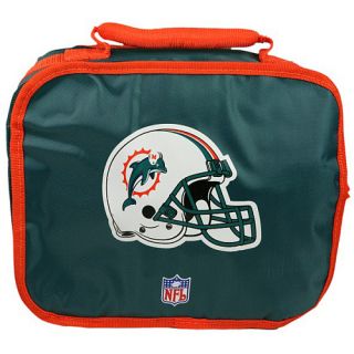 Concept One Miami Dolphins Durable 70D Nylon PVC Insulated Team Logo Lunch Tote