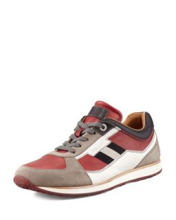 Mens Oklahoma Low Top Sneaker, Red   Bally   Red (10.5D)