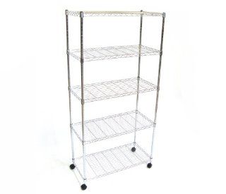 Seville Classics 5 Shelf, 14 Inch by 30 Inch by 60 Inch Shelving System  