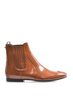 Antiqued leather Chelsea boots  Balenciaga