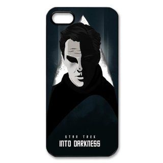 DiyPhoneCover Custom The Movie "Star Trek into darkness" Printed Silicon Protective Black Case Cover for Apple iPhone 5 DPC 2013 13007 Cell Phones & Accessories