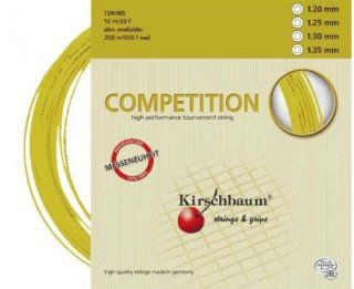 KIRSCHBAUM Competition 1.25mm Tennis String (12m)  Tennis Racket String  Sports & Outdoors