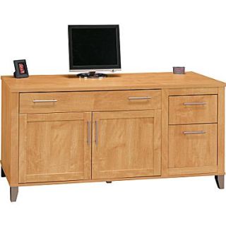 Bush Somerset 60 Credenza, Maple Cross