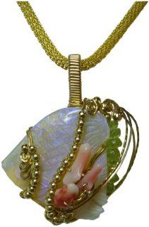 Opal Carved Pendent Pendants Jewelry
