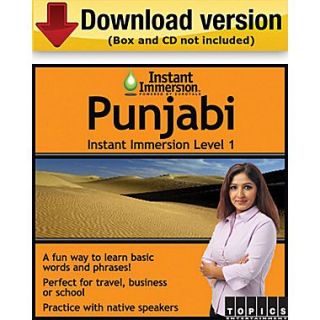 Instant Immersion Level 1  Punjabi for Windows (1 User) 