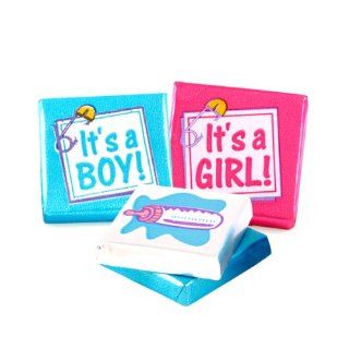 It's A Girl Milk Chocolate Squares  Chocolate Assortments And Samplers  Grocery & Gourmet Food