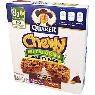Quaker Chewy Granola Bars Variety Pack, .84 oz. Bars, 8 Bars/Pack