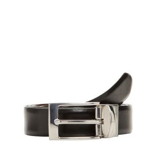 J by Jasper Conran Designer black leather buckle belt