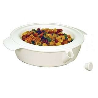 Ableware 745211000 Keep Warm Dish, Plastic, White