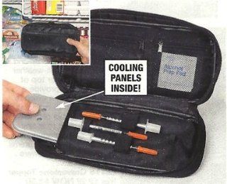 DIABETIC TRAVEL WALLET WITH REMOVABLE COOLING PANELS   KEEPS INSULIN COLD FOR HOURS Health & Personal Care