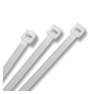 1000 PCS / Pack 6" Inch 6 White Network Cable Cord Wire Tie Ties Strap 30 Lbs Zip Nylon