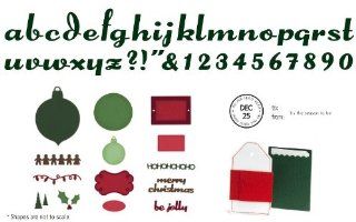 QuicKutz   Deck the Halls Collection   Christmas   2008 Holiday Limited Edition Gift Set   Jolly   Die Gift Set, CLEARANCE