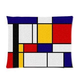 Mondrian Minimalist De Stijl Art Custom Pillowcase Standard Size 20x26 CP 1478  