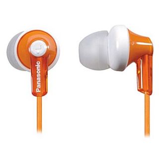 Panasonic RP HJE120 ErgoFit In Ear Headphones, Orange