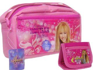 Pink Hannah Montana Pencil Case + Tri fold Wallet  Pencil Holders 