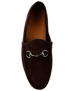 Gucci Snaffle Suede Loafers