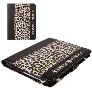 Professional and Sophisticated 7 inch Unique Yellow Black white Leopard Portfolio case for your 7 inch Kobo Arc keeps in place and will not fall out even when case is open Computers & Accessories