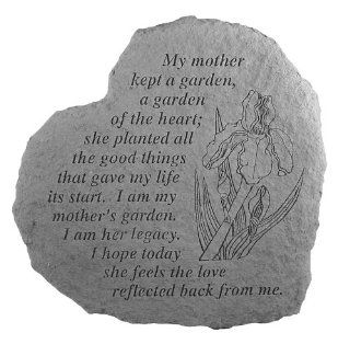 Heartful Thoughts   My Mother Kept A   Memorial Garden Stone   Outdoor Decorative Stones
