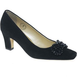 Van Dal Black Aurora Ii Suede Dress Court Shoes