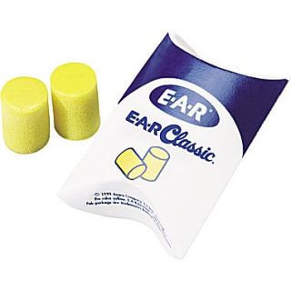 E A R Classic™ Ear Plugs in Pillow Pak™, 33 dB, 200 Pairs/Box