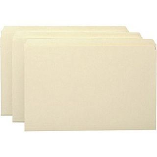 Manila File Folders, Legal, Single Tab, 100/Box