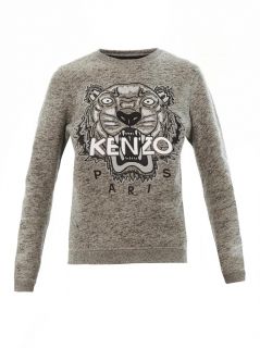 Tiger Embroidered sweatshirt  Kenzo