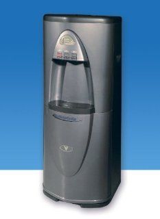 Porrima bottleless water cooler, 3 temperature, grey cabinet, with3 stage 75 gpd reverse osmosis system, 110V, Made in USA  