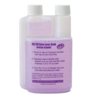 2020 Euro Lens Bath  Unique Eyeglass Cleaner   8 OZ Refill Solution (8 Fluid OZ) Special Streak Free Formula Refill for the Eyewear Cleaning System & Lens Spray (Previously Known as Emerald City Eyeworks) Health & Personal Care