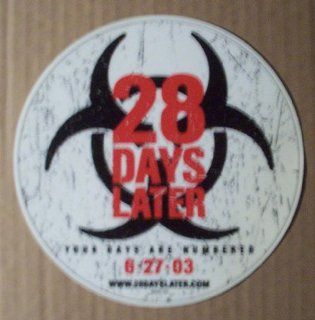28 Days Later Sticker Automotive