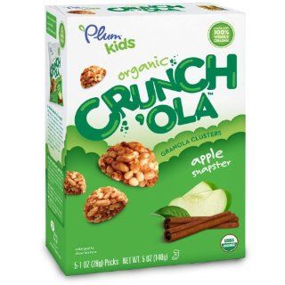 PlumKids, Crunch'Ola Apple Snapster Atleast 95% Organic, Pack of 6, 5/1oz  Gourmet Food  Grocery & Gourmet Food