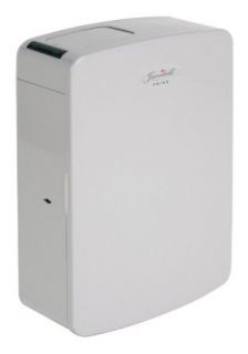 Janibell MPV10A ABS 2 Gallon Touchless and Hygienic Sanitary Napkin Disposal System, Rectangular, 5 1/2" Width x 11 1/4" Depth x 16 1/2" Height, Gray