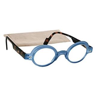 Peeperspecs Geek Chic Periwinkle/Tortoise Reading Glasses