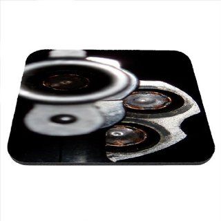Looking Down Barrel of a Gun   Stylish Designer Mousepad  Mouse Pads 