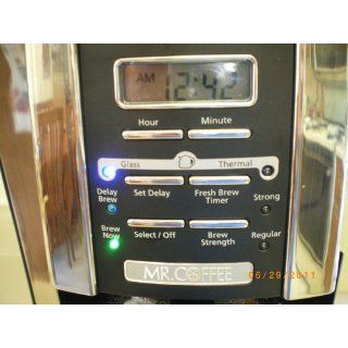 Mr. Coffee BVMC SJX33GT 12 Cup Programmable Coffeemaker, Chrome Kitchen & Dining