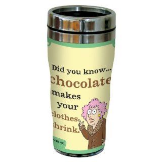 Tree Free Greetings sg23803 Hilarious Aunty Acid "Clothes Shrink" by The Backland Studio Ltd. 16 Oz Sip 'N Go Stainless Steel Lined Tumbler Kitchen & Dining