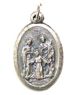 Holy Spirit Oxidized Medal   MADE IN ITALY Charms Jewelry