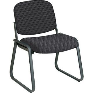 Office Star™ Custom Sled Base Armless Guest Chair, Graphite  Make More Happen at