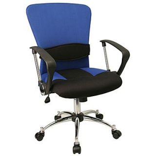 Flash Furniture Mid Back Mesh Office Chair, Blue  Make More Happen at