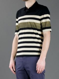 Fendi Striped Polo Shirt