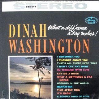 Dinah Washington   What A Difference Makes Music