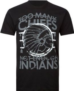 THE COAST & YOU Too Many Chiefs Mens T Shirt at  Mens Clothing store