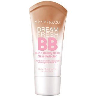 Maybelline New York Dream Fresh BB Cream, Medium/Deep, 1 Fluid Ounce  Face Tints  Beauty