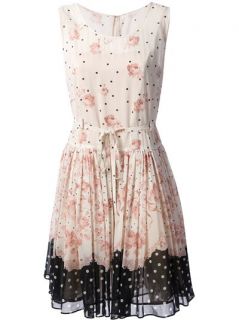 Red Valentino Floral Print Dress   Luisa Boutique