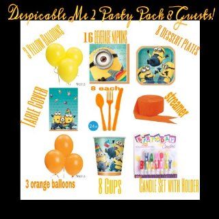 Despicable Me 2 Party Pack for 8 Guests Adult Sized Costumes Clothing